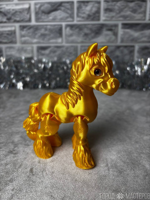 Подвижная лошадка - сувенир к 2026 году - 5