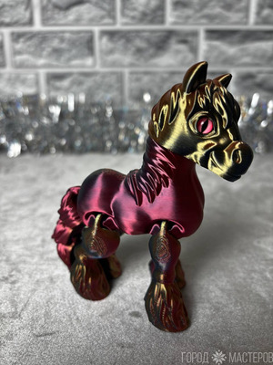 Подвижная лошадка - сувенир к 2026 году - 6