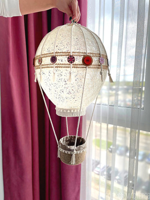 Аэростат воздушный шар ручной работы - 2