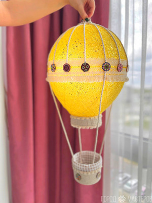 Аэростат воздушный шар ручной работы - 7