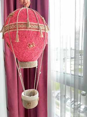 Аэростат воздушный шар ручной работы - 8