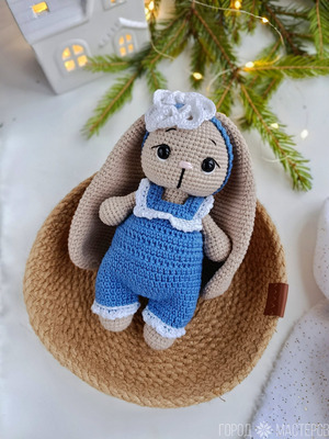 Зайка вязаный - 3