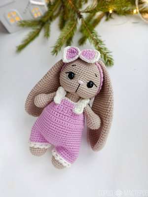 Зайка вязаный крючком - 4