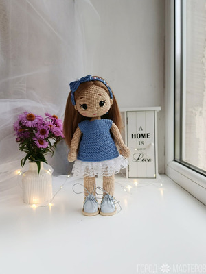 Кукла интерьерная. Вязаная кукла - 3