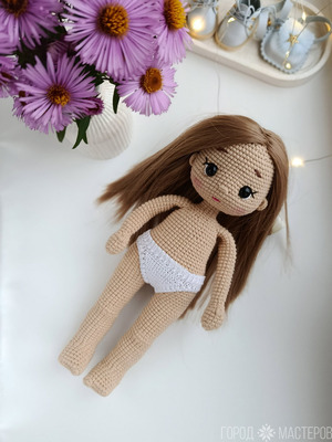 Кукла интерьерная. Вязаная кукла - 6