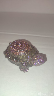 оргонит черепаха из эпоксидной смолы - 2