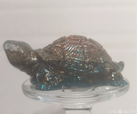 оргонит черепаха из эпоксидной смолы - 3