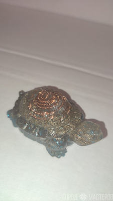 оргонит черепаха из эпоксидной смолы - 4