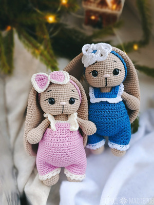 Зайка вязаный крючком - 2