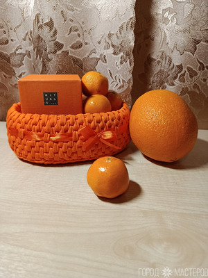 Корзинка крючком