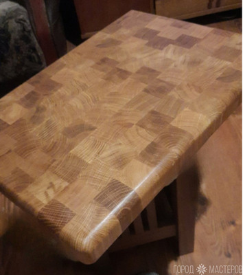 ТОРЦЕВАЯ РАЗДЕЛОЧНАЯ ДОСКА из ДУБА! - 2