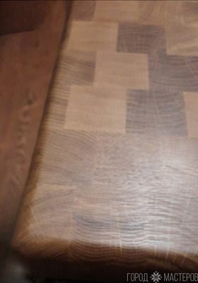 ТОРЦЕВАЯ РАЗДЕЛОЧНАЯ ДОСКА из ДУБА! - 4