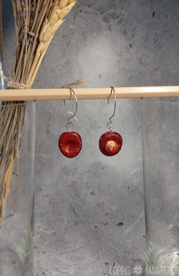 Серьги ручной работы из полимерной глины