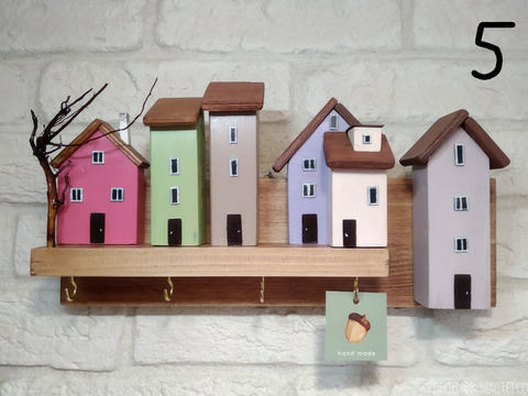 Панно "Осеннее настроение-5", ключница, подарок, интерьер, декор