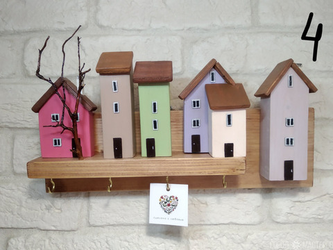 Панно "Осеннее настроение-4", ключница, подарок, интерьер, декор