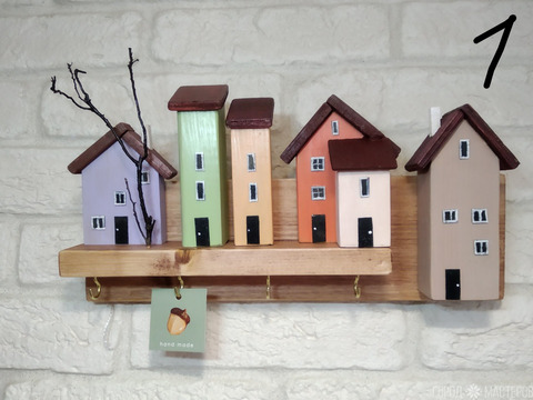 Панно "Осеннее настроение-1", ключница, подарок, интерьер, декор