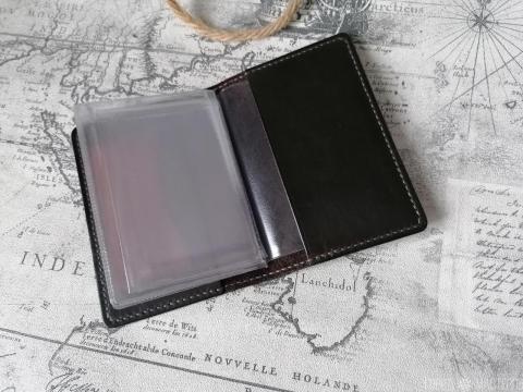 Обложка для  автодокументов AUDI нат. кожа - 3