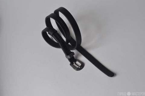 Ремень женский, ручная работа, натуральная кожа - 2