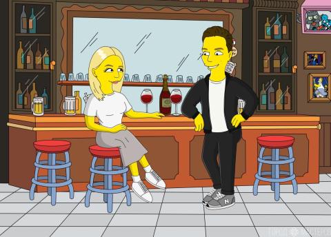 Оригинальный подарок в стиле Симпсоны