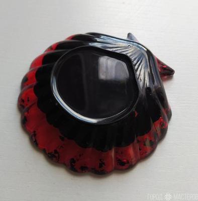 Блюдце "ракушка" из эпоксидной смолы - 3