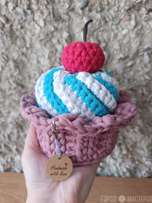 Сувенирная корзина ручной работы - 2