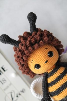 Вязаная игрушка Пчёлка - 4