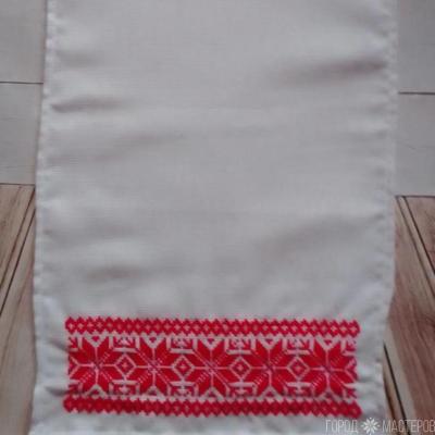 Рушник вышитый крестиком
