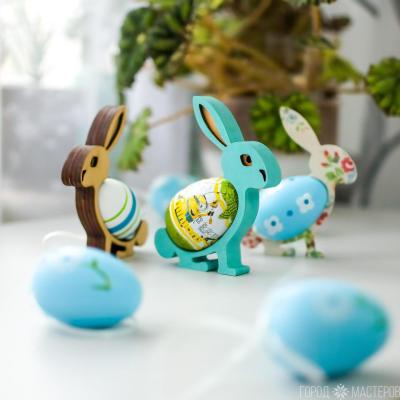 Деревянная подставка для шоколадного яйца - 5