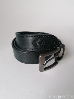 Ремень мужской, ручная работа, натуральная кожа - 4