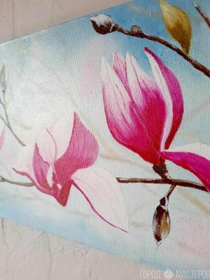 Картина с магнолиями "Прозрачность" - 3
