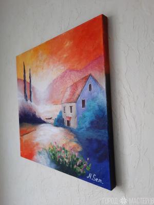 Картина "Южный закат" - 2