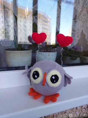 Совушка-валентинка