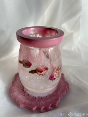 Вазочка из эпоксидной смолы - 2