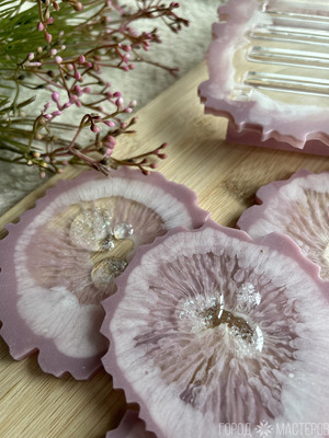 Подстаканники из эпоксидной смолы