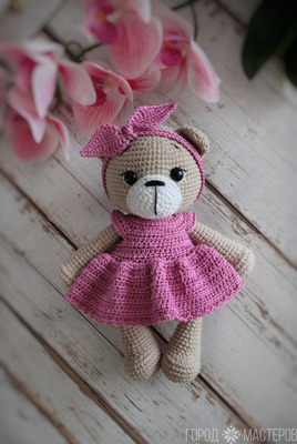 Вязаная игрушка Медвежонок - 3