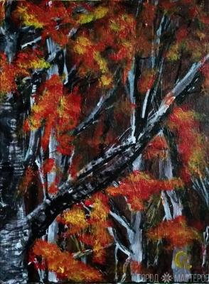 Осень в березовой роще