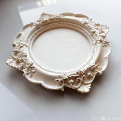 Блюдце в винтажном стиле - 4