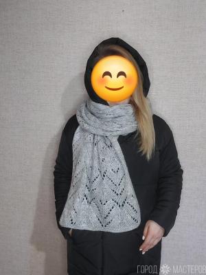 Вязаный палантин - 2