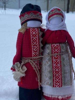 Народная кукла, талисман семьи Неразлучники - 3