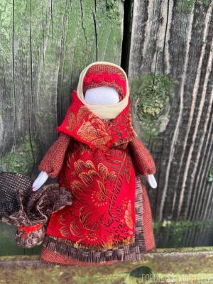 Народная кукла мотанка Берегиня - 2