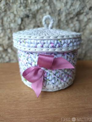 Комплект интерьерных корзин ручной работы - 3