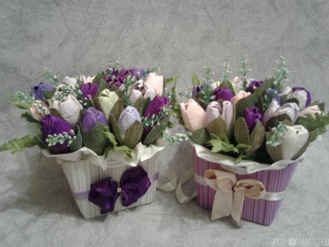 Букет тюльпанов с сюрпризом - 2