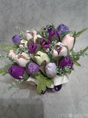 Букет тюльпанов с сюрпризом - 3