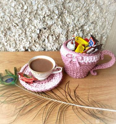 Интерьерная корзина ручной работы