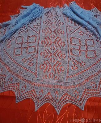 Шаль Снежинка