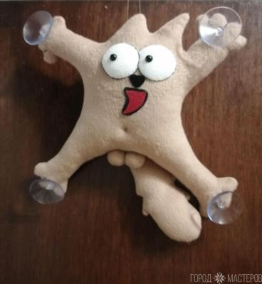 Коты Саймоны на присоска на стекло в машину - 5