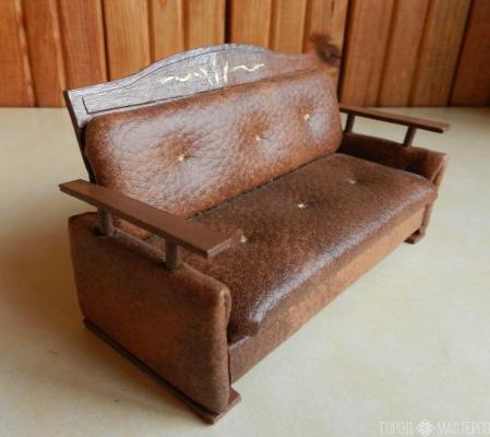 Мягкий кожаный гарнитур - 2