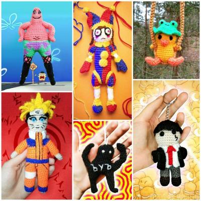  Вязанные игрушки на заказ