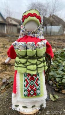 Народная кукла мотанка Плодородие или Семья