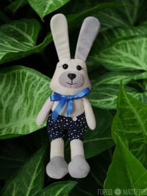 Зайчик из плюша Минки